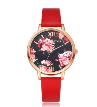 High Quality Fashion Leather Strap Rose Gold Women Watch Casual Love Heart Quartz Wrist Watch Women Dress Ladies Luxury Watches